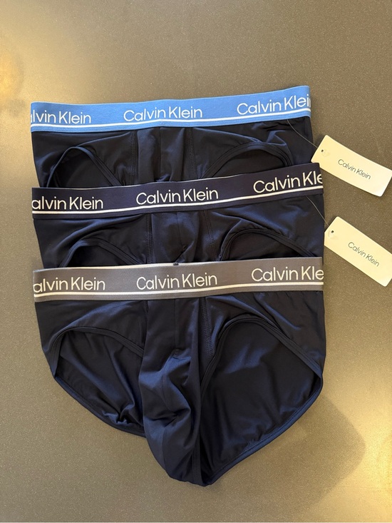 Calvin Klein Other - New Calvin Klein Navy Briefs 3-Pack with Logo Waistbands. Microfiber